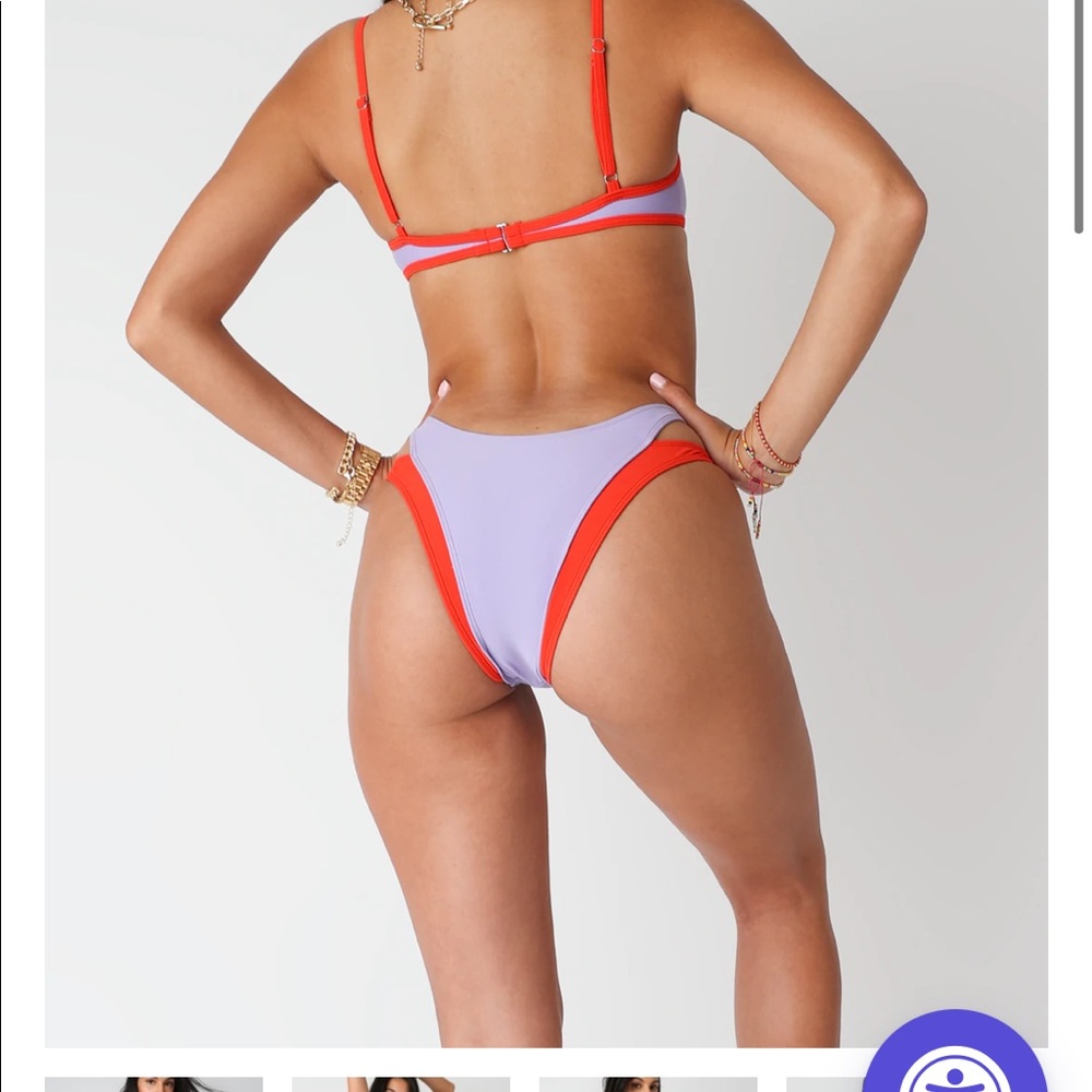 Adam Selman Sandbar Bikini Bottom NWT
